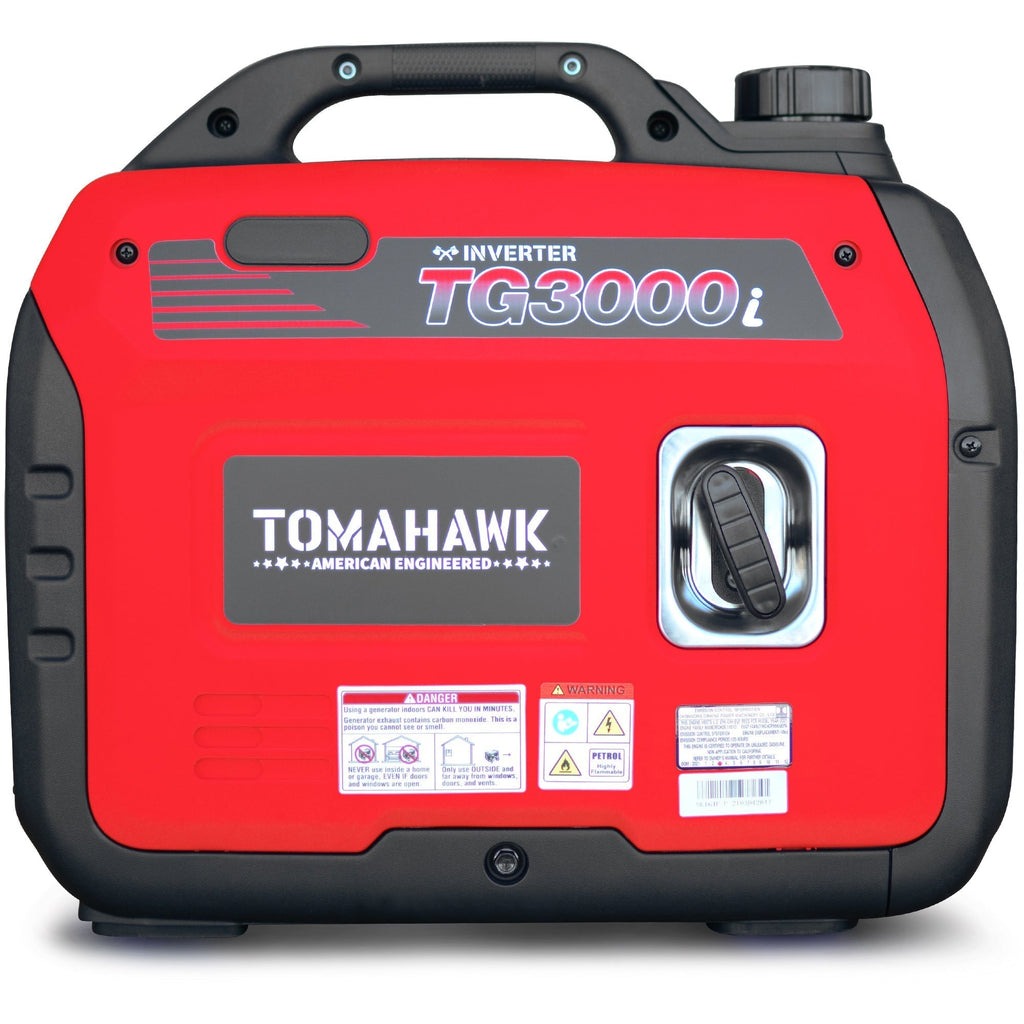 Tomahawk Power 3000 Watt Inverter Generator Super Quiet Portable Gas Power Professional Use