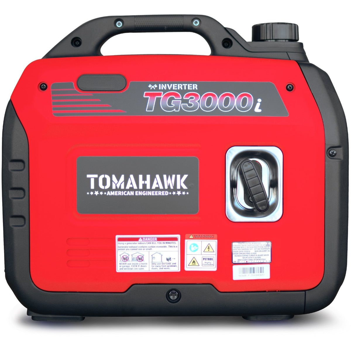 Tomahawk Power 3000 Watt Inverter Generator Super Quiet Portable Gas Power Professional Use