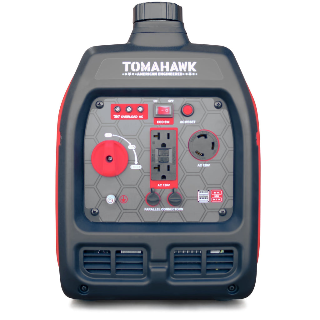 Tomahawk Power 3000 Watt Inverter Generator Super Quiet Portable Gas Power Professional Use