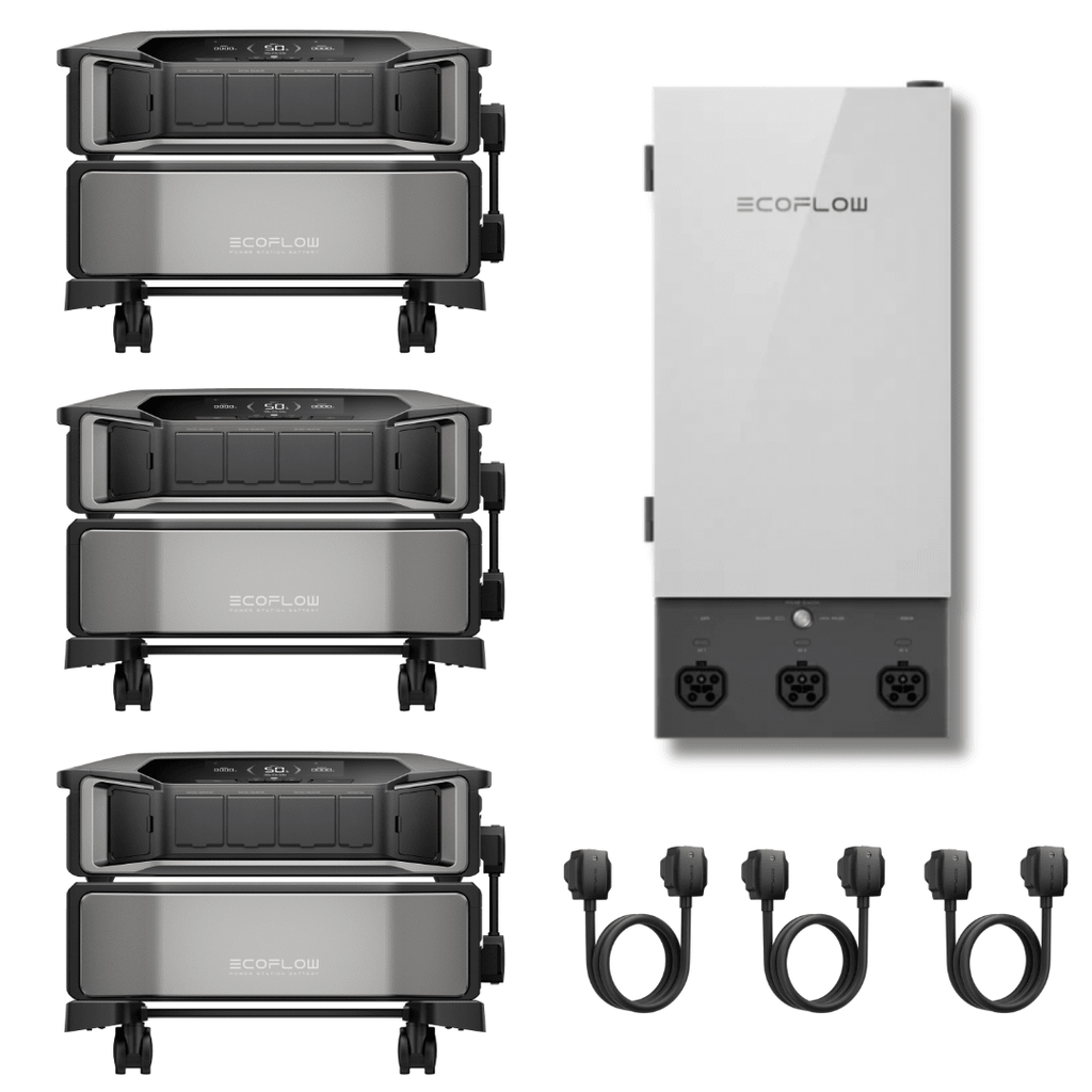 [Triple Kit] EcoFlow DELTA Pro Ultra With Batteries + Smart Home Panel 2