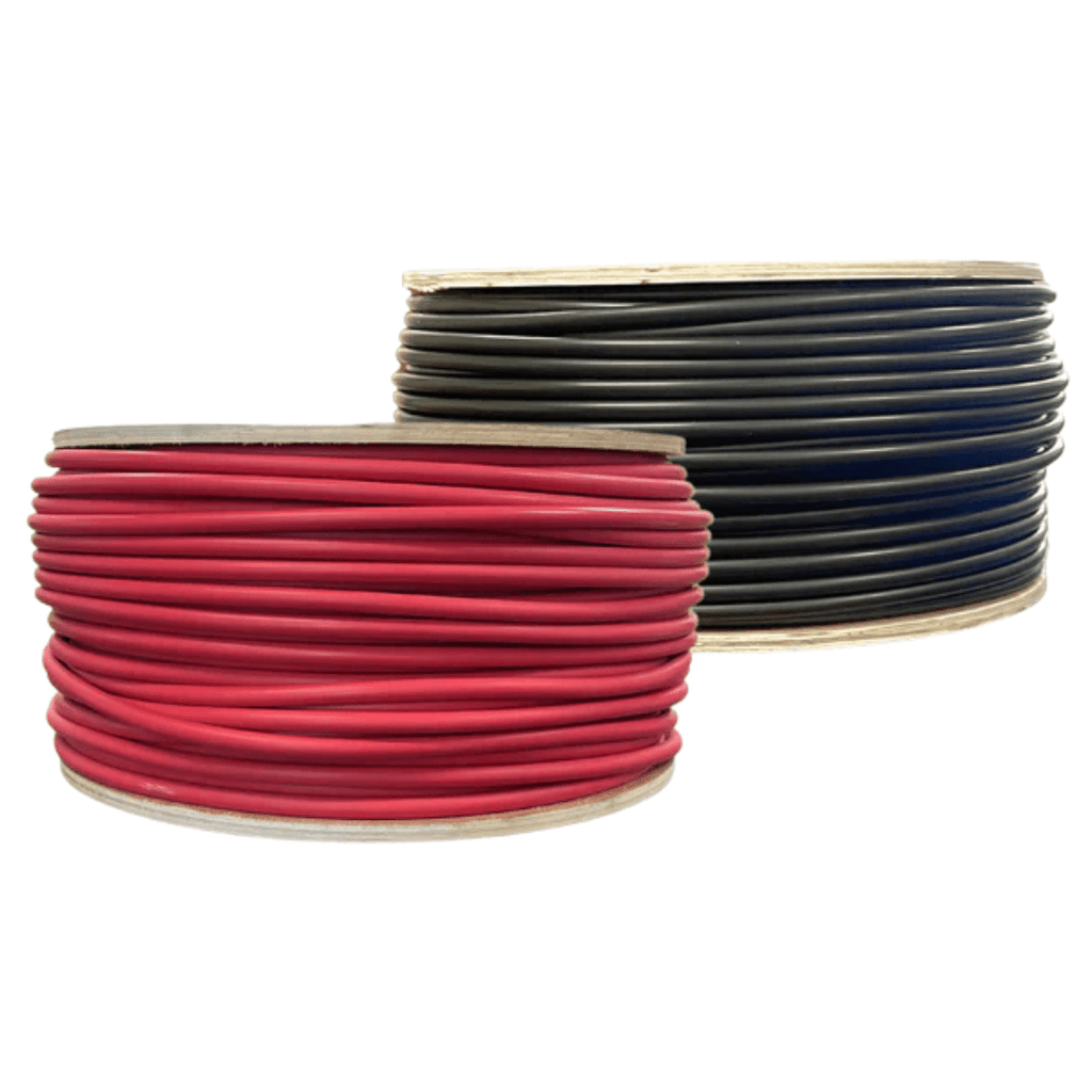 WindyNation 500 Foot Spool 12 Gauge 12 AWG Black Pure Copper Solar Panel Extension Cable Wire